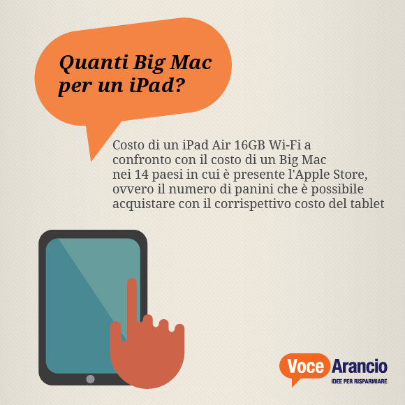 Quanti Big Mac per un iPad?