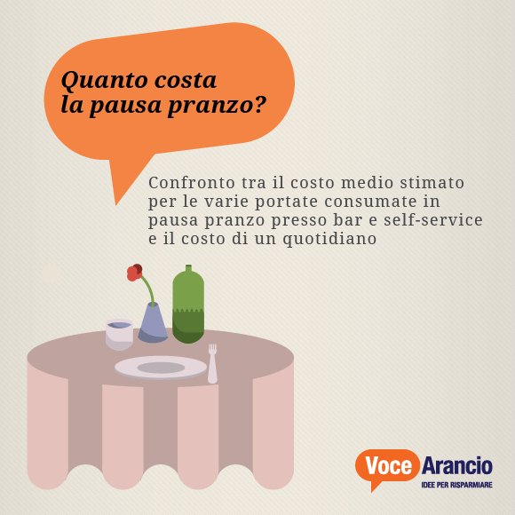 Quanto costa la pausa pranzo?