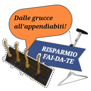 Come costruire un appendiabiti con delle grucce di legno!